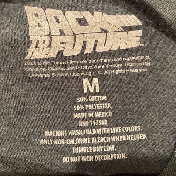 Back to the Future Men’s/Unisex Take Me Back 1985 T-Shirt Size Medium New - Picture 4 of 6